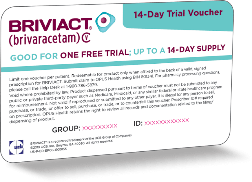 BRIVIACT® 14-day voucher